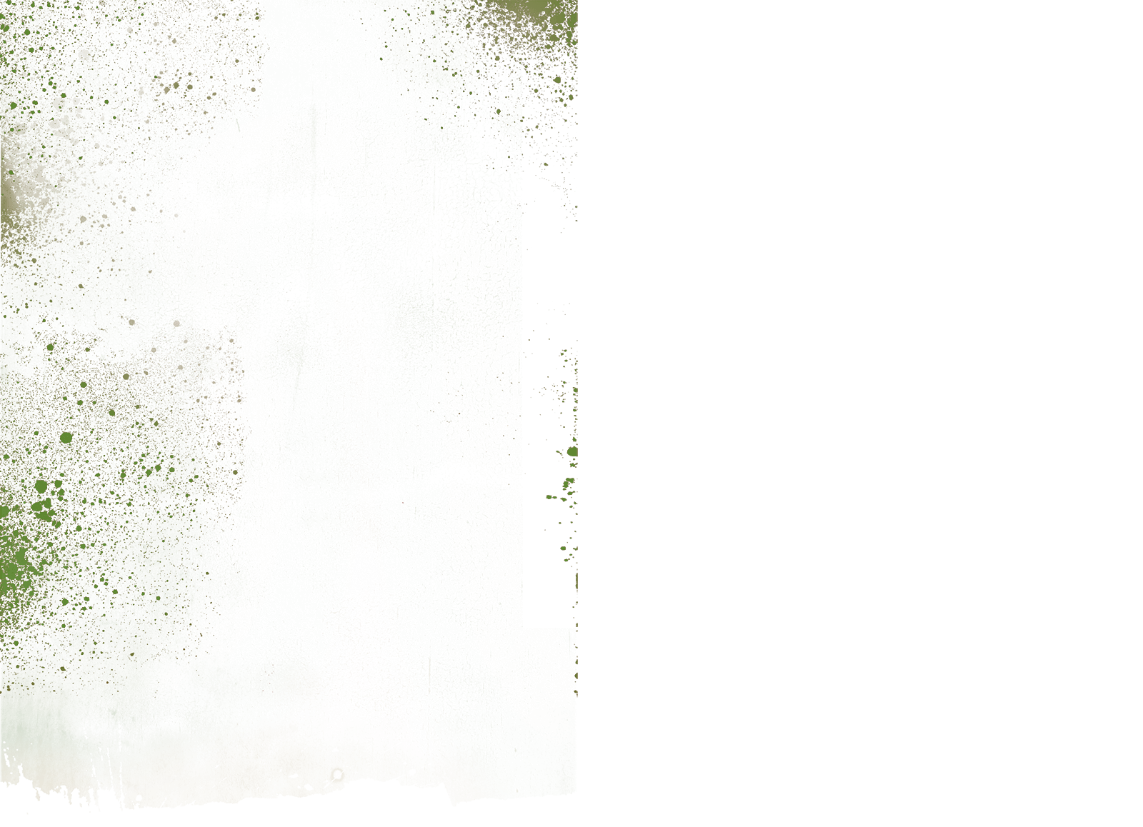 Green light elements spread across the screen